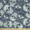 Ambesonne Romantic Fabric by The Yard, Valentines Day Love You Calligraphy with Hearts Pastel Colored Design, Microfiber Fabric for Arts and Crafts Textiles & Decor, 2 Yards, Pink Teal(Dark Blue Violet Blue White)
