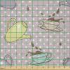 Ambesonne Romantic Fabric by The Yard, Valentines Day Love You Calligraphy with Hearts Pastel Colored Design, Microfiber Fabric for Arts and Crafts Textiles & Decor, 2 Yards, Pink Teal(Green Turquoise)