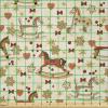 Ambesonne Romantic Fabric by The Yard, Valentines Day Love You Calligraphy with Hearts Pastel Colored Design, Microfiber Fabric for Arts and Crafts Textiles & Decor, 2 Yards, Pink Teal(Beige Brown)