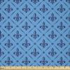 Ambesonne Romantic Fabric by The Yard, Valentines Day Love You Calligraphy with Hearts Pastel Colored Design, Microfiber Fabric for Arts and Crafts Textiles & Decor, 2 Yards, Pink Teal(Dark Blue)