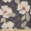 Ambesonne Romantic Fabric by The Yard, Valentines Day Love You Calligraphy with Hearts Pastel Colored Design, Microfiber Fabric for Arts and Crafts Textiles & Decor, 2 Yards, Pink Teal(Charcoal Grey)