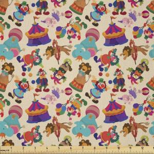 Ambesonne Romantic Fabric by The Yard, Valentines Day Love You Calligraphy with Hearts Pastel Colored Design, Microfiber Fabric for Arts and Crafts Textiles & Decor, 2 Yards, Pink Teal(Purple Beige)