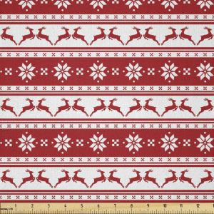 Ambesonne Romantic Fabric by The Yard, Valentines Day Love You Calligraphy with Hearts Pastel Colored Design, Microfiber Fabric for Arts and Crafts Textiles & Decor, 2 Yards, Pink Teal(Ruby White)