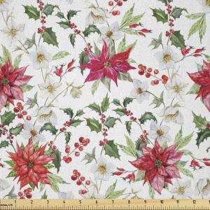 Ambesonne Romantic Fabric by The Yard, Valentines Day Love You Calligraphy with Hearts Pastel Colored Design, Microfiber Fabric for Arts and Crafts Textiles & Decor, 2 Yards, Pink Teal(Vermilion Green Magenta)