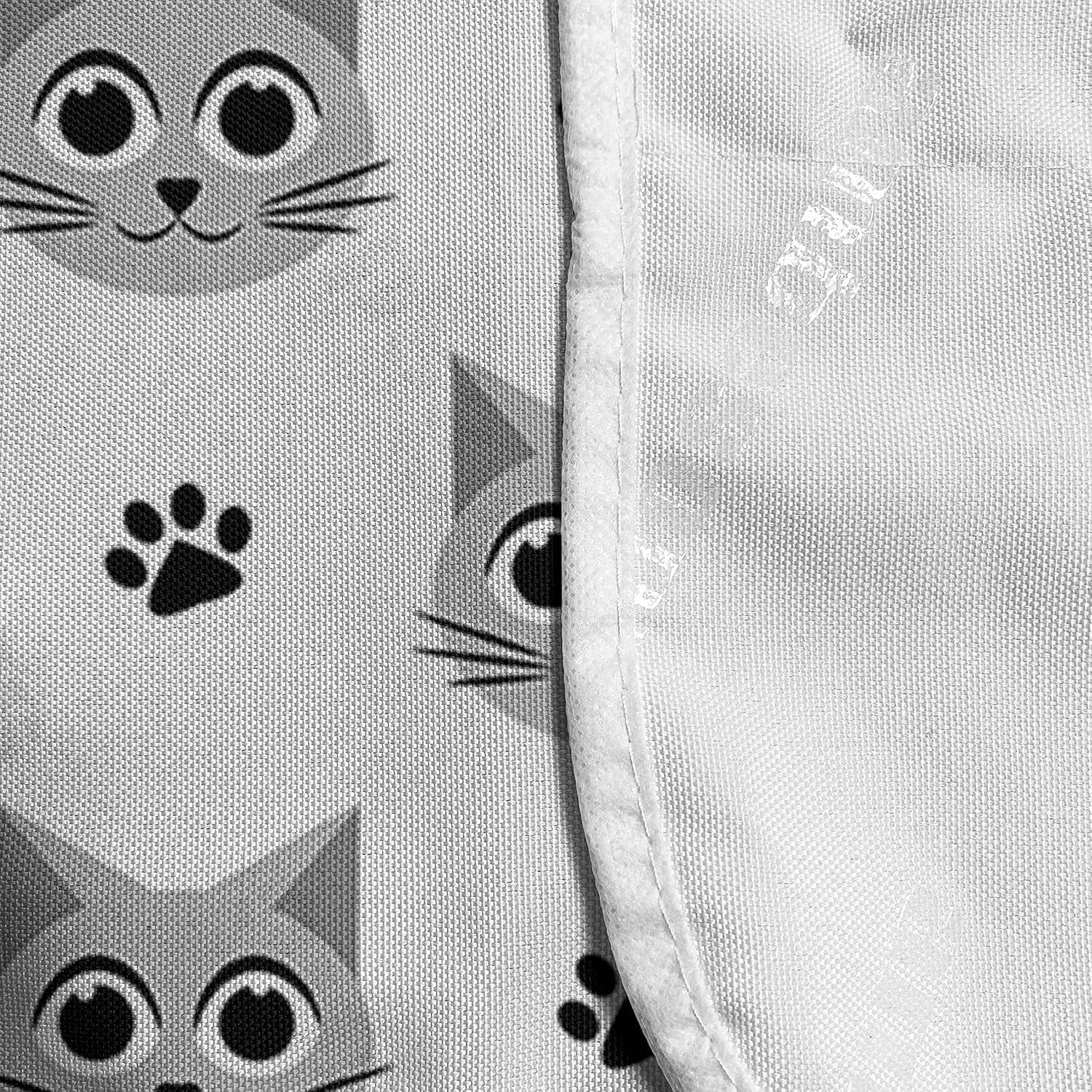 imageAmbesonne Romantic Microwave Oven Cover Geometric Horizontal Oval Rows Drawn Along Little Hearts Valentines Water Resistant Organizer with Pockets for Kitchen 36 x 12 Almond Green and WhiteGrey Charcoal Grey White