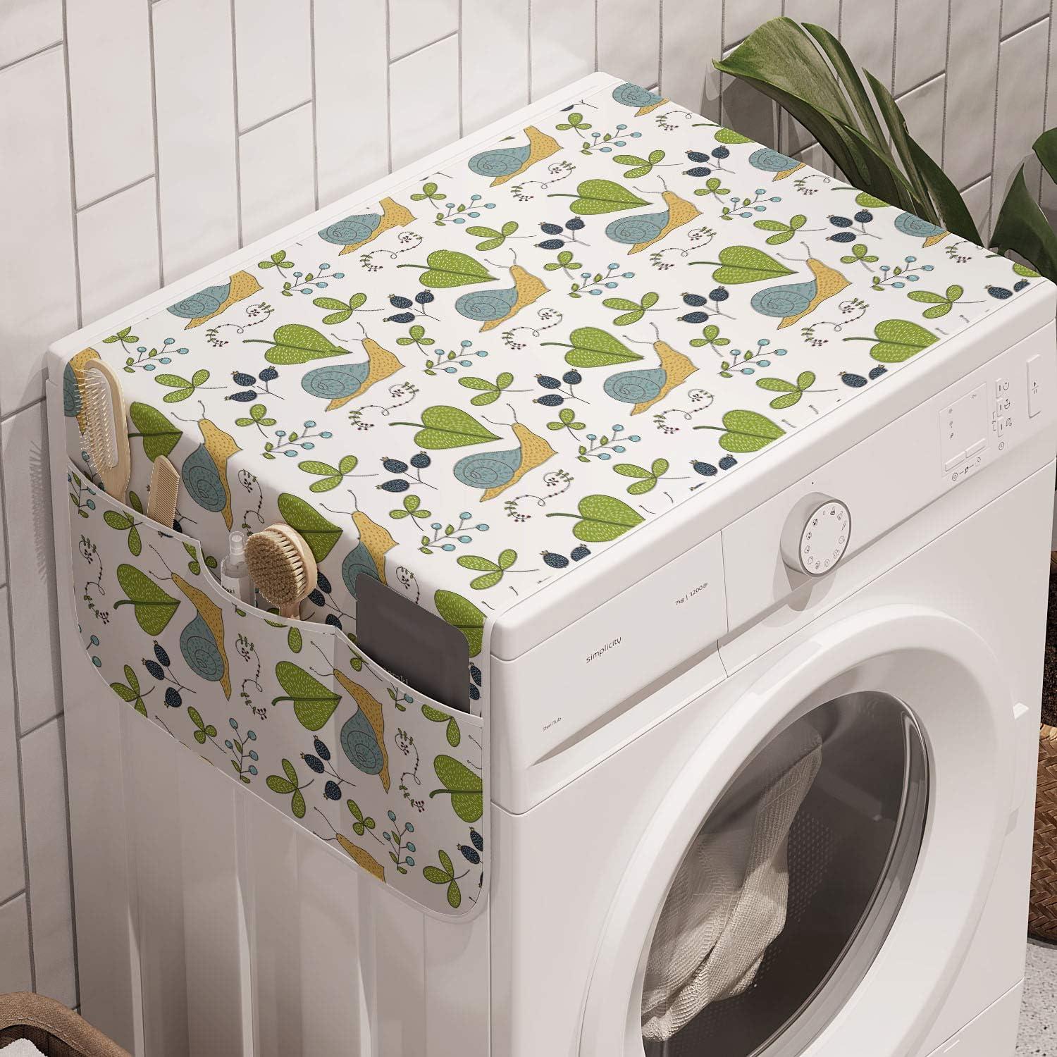 imageAmbesonne Roses Microwave Oven Cover Romantic Valentines Day Pattern with Realistic Flowers Image Water Resistant Organizer with Pockets for Kitchen 36 x 12 Vermilion WhiteWhite Multicolor