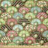 Ambesonne Cartoon Fabric by The Yard, Carousel Horses Playthings Merry Go Round Joyful Circus Amusement Park, Microfiber Fabric for Arts and Crafts Textiles & Decor, 1 Yard, Pale Blue Indigo Pink(Green Pink)