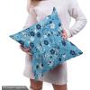 Ambesonne Cartoon Fabric by The Yard, Carousel Horses Playthings Merry Go Round Joyful Circus Amusement Park, Microfiber Fabric for Arts and Crafts Textiles & Decor, 1 Yard, Pale Blue Indigo Pink(Blue White)