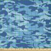 Ambesonne Cartoon Fabric by The Yard, Carousel Horses Playthings Merry Go Round Joyful Circus Amusement Park, Microfiber Fabric for Arts and Crafts Textiles & Decor, 1 Yard, Pale Blue Indigo Pink(Pale Blue Navy Blue)