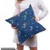 Ambesonne Cartoon Fabric by The Yard, Carousel Horses Playthings Merry Go Round Joyful Circus Amusement Park, Microfiber Fabric for Arts and Crafts Textiles & Decor, 1 Yard, Pale Blue Indigo Pink(Night Dark Blue)