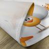 Ambesonne Easter Place Mats Set of 4, Happy Chicks Emerging Out of a Cracked Egg Funny Cartoon Style Animals, Washable Fabric Placemats for Dining Table, Standard Size, Orange Yellow