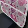 Ambesonne Hearts Microwave Oven Cover, Valentines Day Inspired Ornamental Love Pattern in Pink Tones, Water Resistant Organizer with Pockets for Kitchen, 36″ x 12″, Hot Pink Purple Pink(Hot Pink Purple Pink)