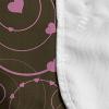 Ambesonne Hearts Microwave Oven Cover, Valentines Day Inspired Ornamental Love Pattern in Pink Tones, Water Resistant Organizer with Pockets for Kitchen, 36″ x 12″, Hot Pink Purple Pink(Pink Brown)