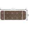 Ambesonne Hearts Microwave Oven Cover, Valentines Day Inspired Ornamental Love Pattern in Pink Tones, Water Resistant Organizer with Pockets for Kitchen, 36″ x 12″, Hot Pink Purple Pink(Pink Brown)
