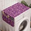 Ambesonne Hearts Microwave Oven Cover, Valentines Day Inspired Ornamental Love Pattern in Pink Tones, Water Resistant Organizer with Pockets for Kitchen, 36″ x 12″, Hot Pink Purple Pink(Pale Pink Marigold)