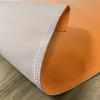 Ambesonne Ombre Place Mats Set of 4, Sunset Summer Inspired Orange Colored Modern Abstract Design Work of Art Print, Washable Fabric Placemats for Dining Room Kitchen Table Decor, Orange White