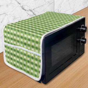 Ambesonne Hearts Microwave Oven Cover, Valentines Day Inspired Ornamental Love Pattern in Pink Tones, Water Resistant Organizer with Pockets for Kitchen, 36″ x 12″, Hot Pink Purple Pink(Lime Green Fern Green)