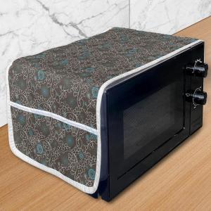 Ambesonne Hearts Microwave Oven Cover, Valentines Day Inspired Ornamental Love Pattern in Pink Tones, Water Resistant Organizer with Pockets for Kitchen, 36″ x 12″, Hot Pink Purple Pink(Brown White Aqua)
