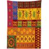 Ambesonne Circus Tablecloth, Sketchy Circles in Vintage Style Bear Rigdding on a Bicycle Strongman Print, Dining Room Kitchen Rectangular Table Cover, 60″ X 84″, Orange Amber(Yellow Chocolate)