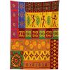 Ambesonne Circus Tablecloth, Sketchy Circles in Vintage Style Bear Rigdding on a Bicycle Strongman Print, Dining Room Kitchen Rectangular Table Cover, 60″ X 84″, Orange Amber(Yellow Chocolate)