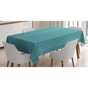 Ambesonne Circus Tablecloth, Sketchy Circles in Vintage Style Bear Rigdding on a Bicycle Strongman Print, Dining Room Kitchen Rectangular Table Cover, 60″ X 84″, Orange Amber(Green Blue)