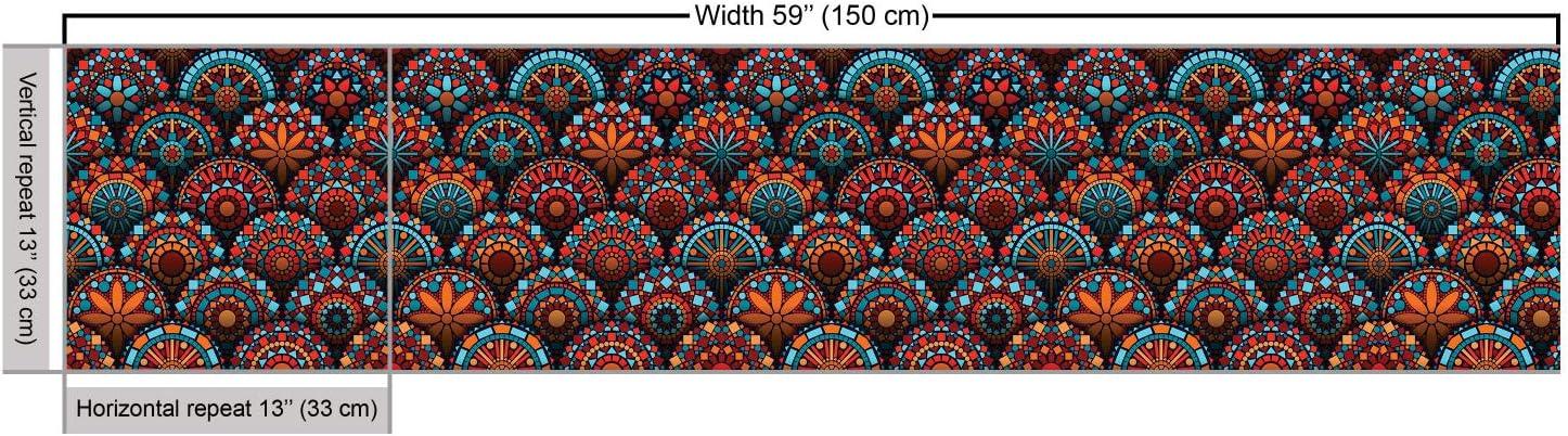 imageAmbesonne Bird Print Fabric by The Yard Cartoon Pattern with Flying Pelicans Decorative Fabric for Upholstery and Home Accents 1 Yard EggshellOrange Aqua