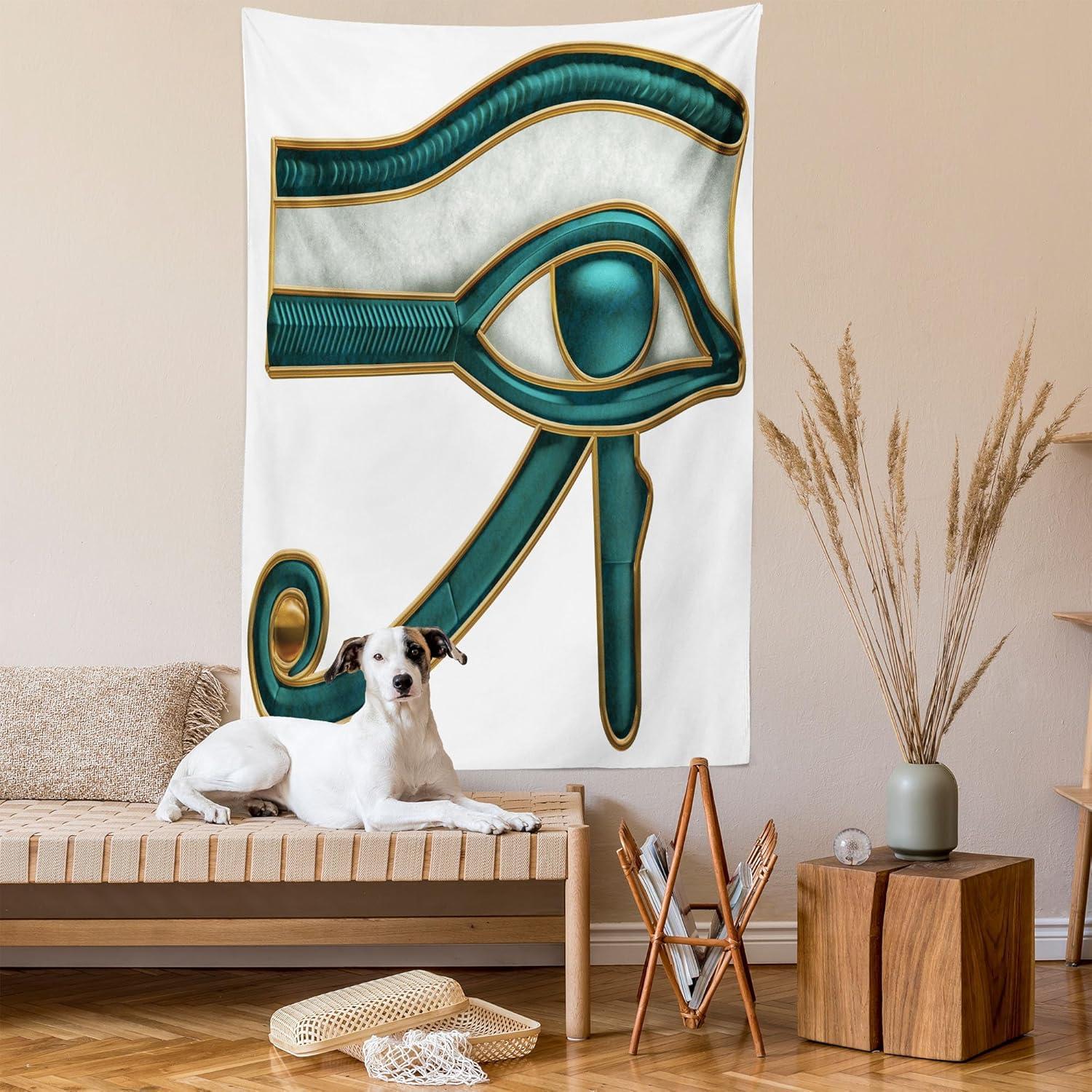 imageAmbesonne Cat Tapestry Cartoon Cat in Various Poses Sleepy Lying Dreaming Expression Comic Wall Hanging for Bedroom Living Room Dorm Decor 40 X 60 Turquoise ApricotYellow Grey