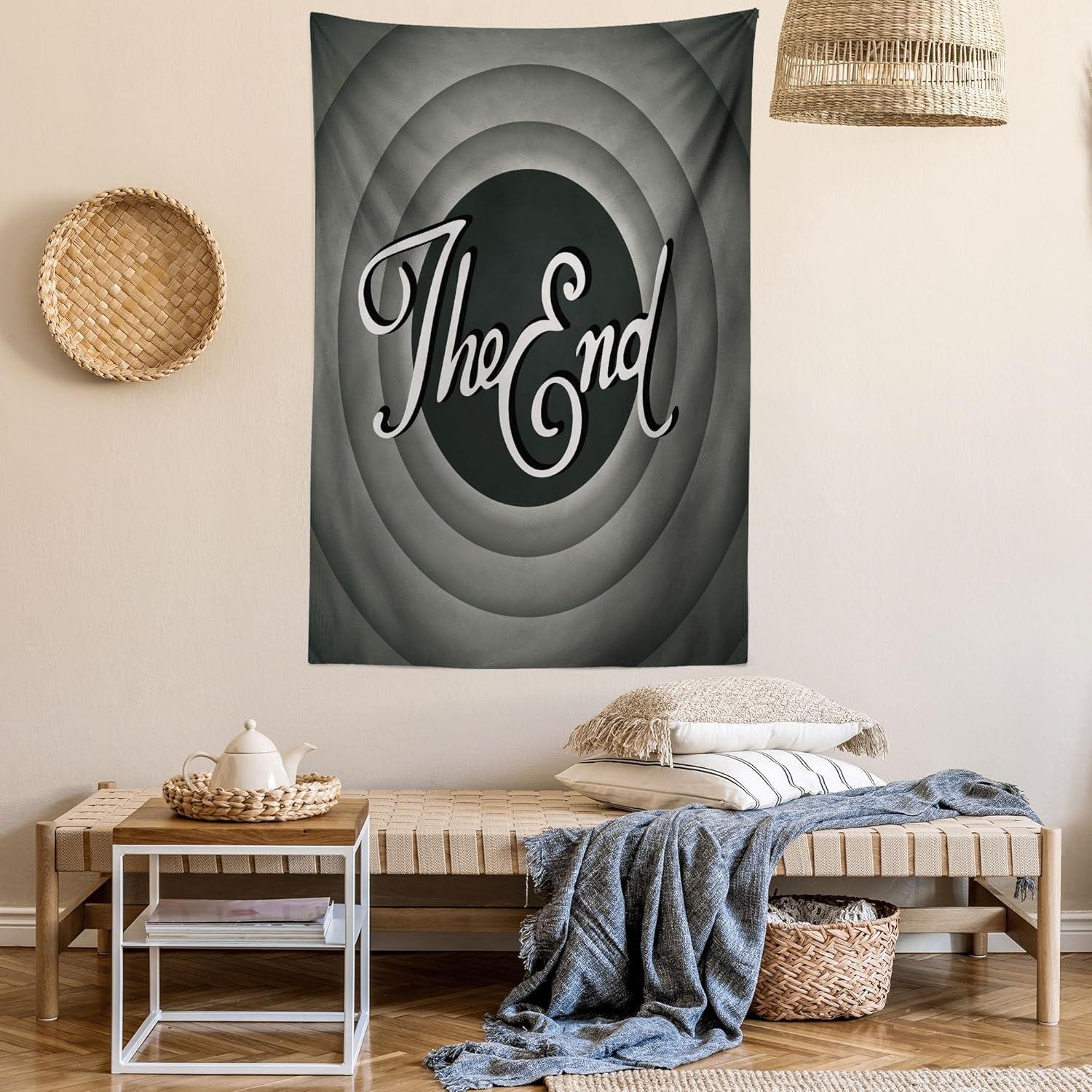 imageAmbesonne Cat Tapestry Cartoon Cat in Various Poses Sleepy Lying Dreaming Expression Comic Wall Hanging for Bedroom Living Room Dorm Decor 40 X 60 Turquoise ApricotGrey Green