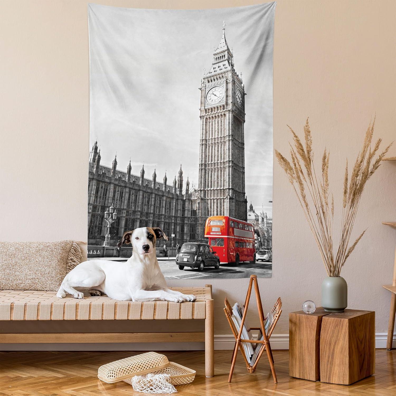 imageAmbesonne Cat Tapestry Cartoon Cat in Various Poses Sleepy Lying Dreaming Expression Comic Wall Hanging for Bedroom Living Room Dorm Decor 40 X 60 Turquoise ApricotBlack Grey