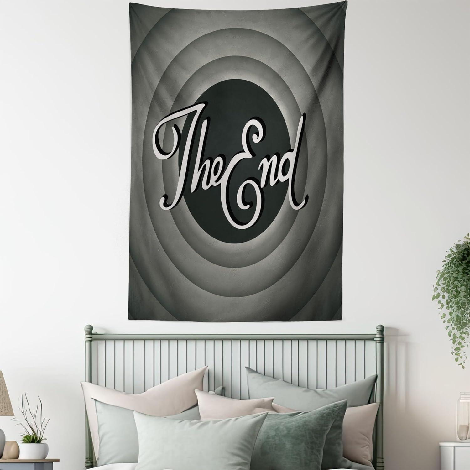 imageAmbesonne Cat Tapestry Cartoon Cat in Various Poses Sleepy Lying Dreaming Expression Comic Wall Hanging for Bedroom Living Room Dorm Decor 40 X 60 Turquoise ApricotGrey Green