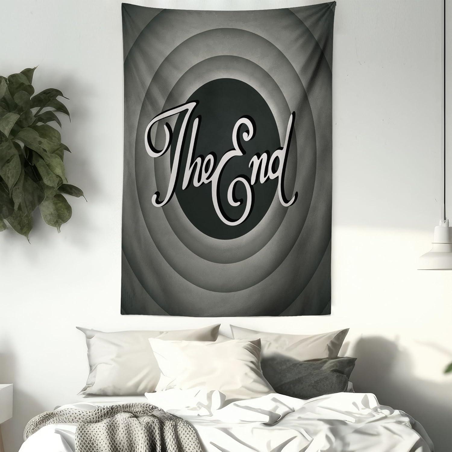imageAmbesonne Cat Tapestry Cartoon Cat in Various Poses Sleepy Lying Dreaming Expression Comic Wall Hanging for Bedroom Living Room Dorm Decor 40 X 60 Turquoise ApricotGrey Green