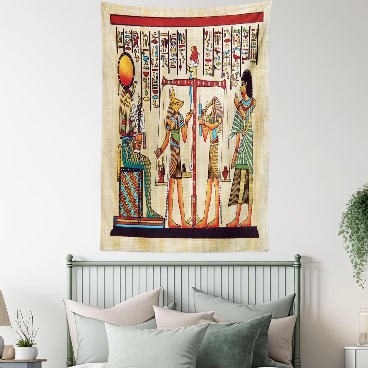 imageAmbesonne Cat Tapestry Cartoon Cat in Various Poses Sleepy Lying Dreaming Expression Comic Wall Hanging for Bedroom Living Room Dorm Decor 40 X 60 Turquoise ApricotIvory Paprika