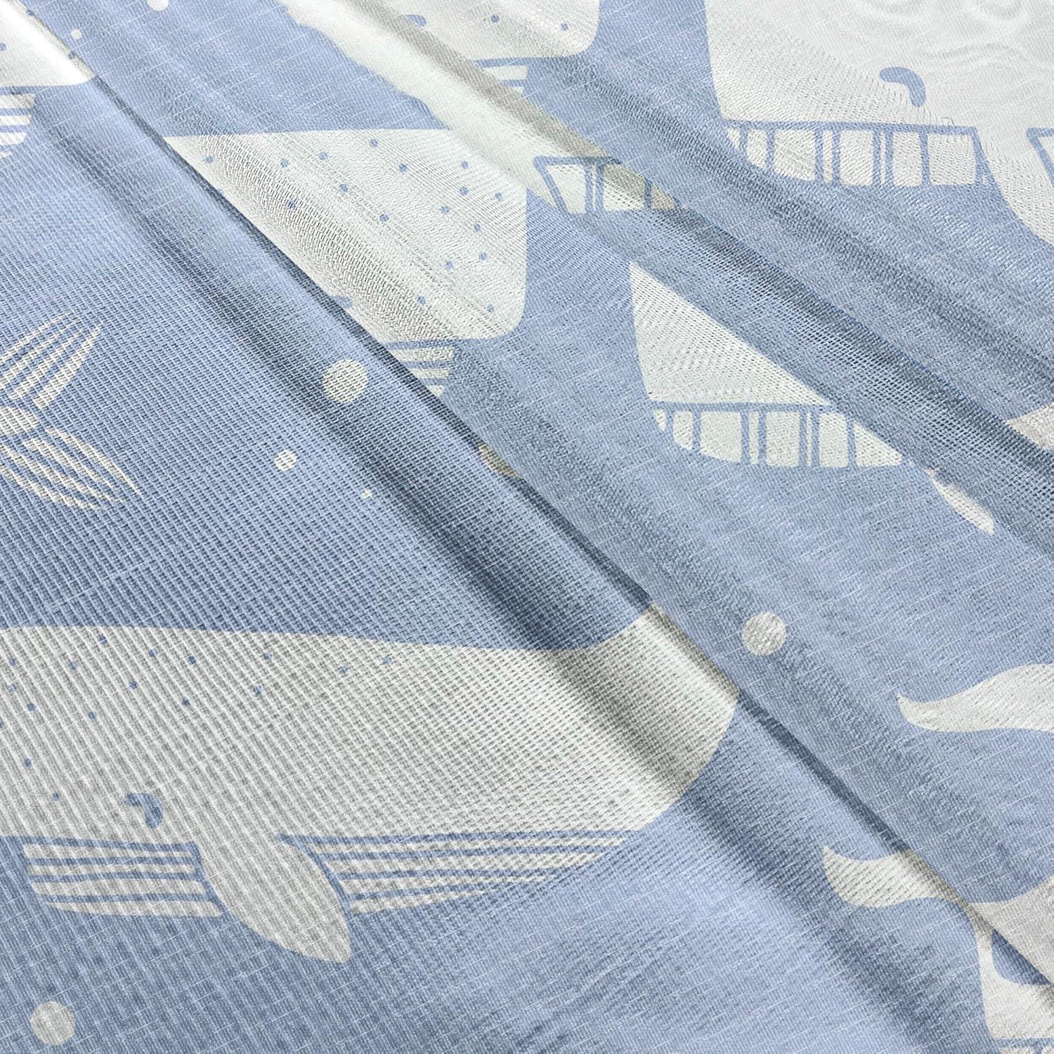 imageAmbesonne Snail Tulle Curtains with Rod Pocket Numerous Repetitive Colorful Cartoon Shell Animals Character Illustration Sheer Drape for Wedding Party 2 Panels 108 x 72 Pale Yellow MulticolorCeil Blue and White
