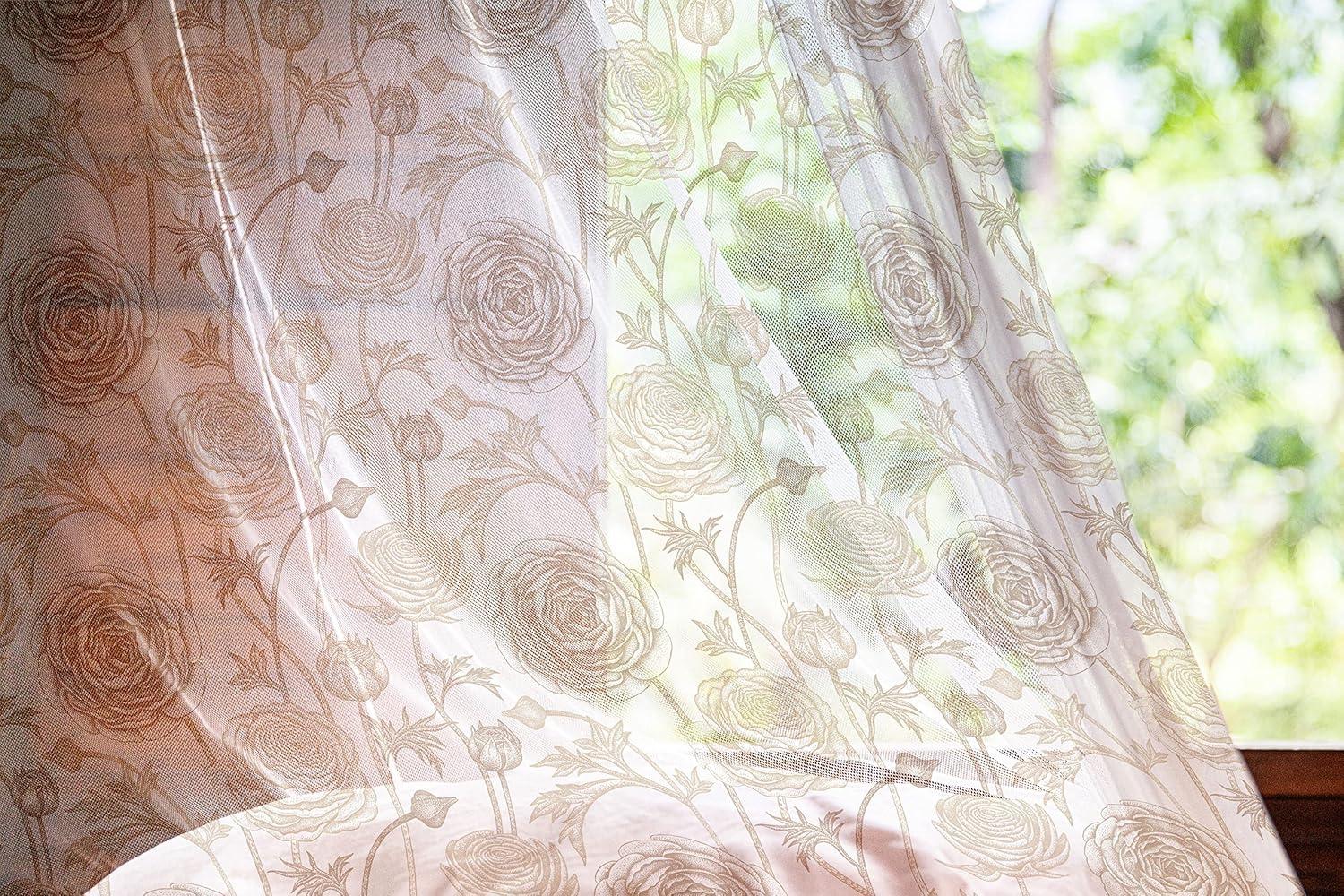 imageAmbesonne Snail Tulle Curtains with Rod Pocket Numerous Repetitive Colorful Cartoon Shell Animals Character Illustration Sheer Drape for Wedding Party 2 Panels 108 x 72 Pale Yellow MulticolorPale Brown White
