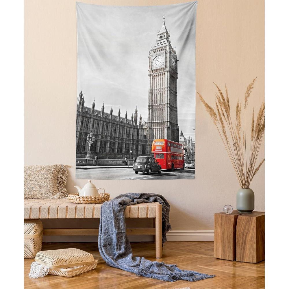 imageAmbesonne Cat Tapestry Cartoon Cat in Various Poses Sleepy Lying Dreaming Expression Comic Wall Hanging for Bedroom Living Room Dorm Decor 40 X 60 Turquoise ApricotBlack Grey