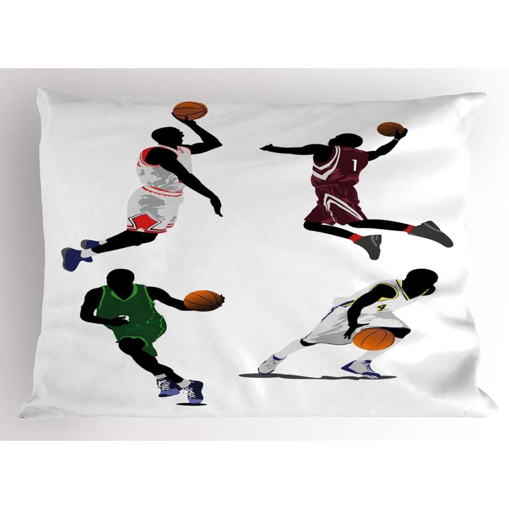imageAmbesonne Construction Pillow Sham Construction Tools in Cartoon Style Engineering Fixing Repairing Building Decorative Standard Queen Size Printed Pillowcase 30 X 20 Grey YellowPastel Rainbow