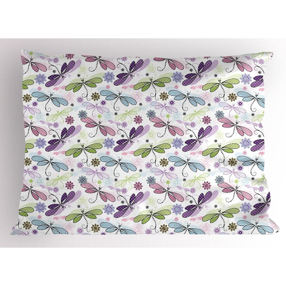 imageAmbesonne Construction Pillow Sham Construction Tools in Cartoon Style Engineering Fixing Repairing Building Decorative Standard Queen Size Printed Pillowcase 30 X 20 Grey YellowBlue Purple