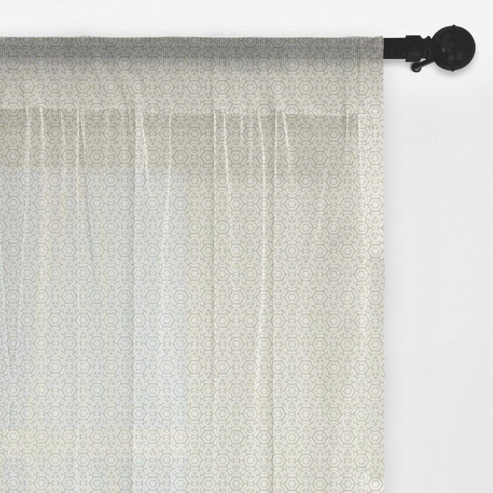 imageAmbesonne Snail Tulle Curtains with Rod Pocket Numerous Repetitive Colorful Cartoon Shell Animals Character Illustration Sheer Drape for Wedding Party 2 Panels 108 x 72 Pale Yellow MulticolorDust and White