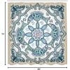 Ambesonne Alice in Wonderland Shower Curtain, White Rabbit is Talking Fictional Fantasy and Alice Themed Print, Cloth Fabric Bathroom Decor Set with Hooks, 69″ W x 70″ L, White Blue Black(Blue Beige)