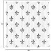 Ambesonne Alice in Wonderland Shower Curtain, White Rabbit is Talking Fictional Fantasy and Alice Themed Print, Cloth Fabric Bathroom Decor Set with Hooks, 69″ W x 70″ L, White Blue Black(Grey White)