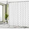 Ambesonne Alice in Wonderland Shower Curtain, White Rabbit is Talking Fictional Fantasy and Alice Themed Print, Cloth Fabric Bathroom Decor Set with Hooks, 69″ W x 70″ L, White Blue Black(Dark Grey and White)