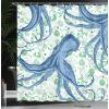 Ambesonne Alice in Wonderland Shower Curtain, White Rabbit is Talking Fictional Fantasy and Alice Themed Print, Cloth Fabric Bathroom Decor Set with Hooks, 69″ W x 70″ L, White Blue Black(Mint Green)