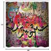 Ambesonne Alice in Wonderland Shower Curtain, White Rabbit is Talking Fictional Fantasy and Alice Themed Print, Cloth Fabric Bathroom Decor Set with Hooks, 69″ W x 70″ L, White Blue Black(Soft Red)