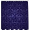 Ambesonne Alice in Wonderland Shower Curtain, White Rabbit is Talking Fictional Fantasy and Alice Themed Print, Cloth Fabric Bathroom Decor Set with Hooks, 69″ W x 70″ L, White Blue Black(Dark Blue)