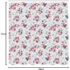 Ambesonne Animal Shower Curtain, Colorful Design Savannah Themed Cartoon Animals Image Art Forest Woodland Print, Cloth Fabric Bathroom Decor Set with Hooks, 69″ W x 84″ L, Multicolor Sky Blue(Almond Green Pale Pink)