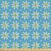 Ambesonne Bird Print Fabric by The Yard, Cartoon Pattern with Flying Pelicans, Decorative Fabric for Upholstery and Home Accents, 1 Yard, Eggshell(Azure Blue)