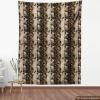 Ambesonne Bird Print Fabric by The Yard, Cartoon Pattern with Flying Pelicans, Decorative Fabric for Upholstery and Home Accents, 1 Yard, Eggshell(Brown)