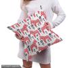 Ambesonne Bird Print Fabric by The Yard, Cartoon Pattern with Flying Pelicans, Decorative Fabric for Upholstery and Home Accents, 1 Yard, Eggshell(Coral Indigo)
