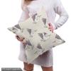 Ambesonne Bird Print Fabric by The Yard, Cartoon Pattern with Flying Pelicans, Decorative Fabric for Upholstery and Home Accents, 1 Yard, Eggshell(Eggshell)