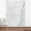 Ambesonne Bird Print Fabric by The Yard, Cartoon Pattern with Flying Pelicans, Decorative Fabric for Upholstery and Home Accents, 1 Yard, Eggshell(Grey Green)